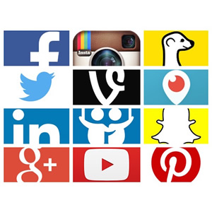 social media logos