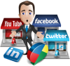 you tube, facebook, twitter, linkedin, social media, solutions, travel